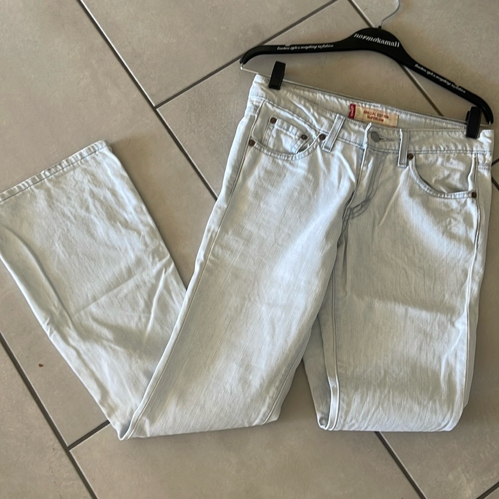 Super low Special Edition Levi’s jeans BootCut size 5, or 2 women’s LOW RISE